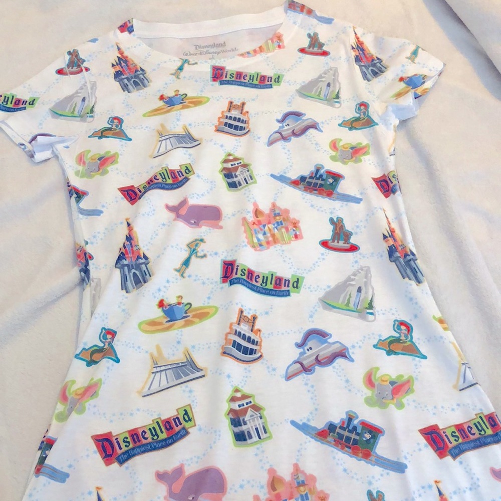 Disneyland Cartoon Classic Attractions Top